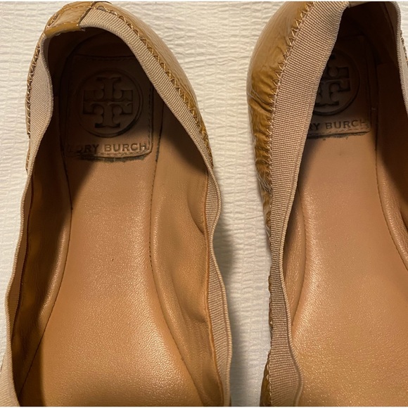 Nude leather Tory Burch flats - Picture 4 of 7